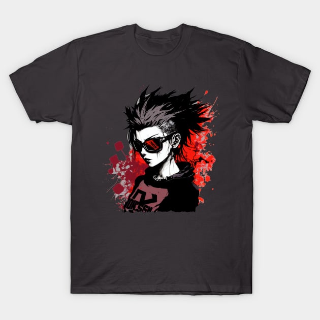 Anime Emo/Scene Girl T-Shirt by The Multiverse is Female